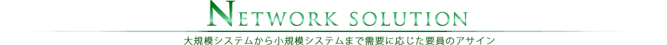 ネットワークソリューションタイトル
